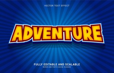 düzenlenebilir metin efekti, Macera biçimi Başlık yapmak için kullanılabilir