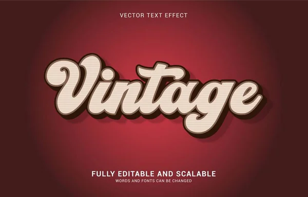 Efecto Texto Editable Estilo Vintage Puede Utilizar Para Hacer Título —  Fotos de Stock