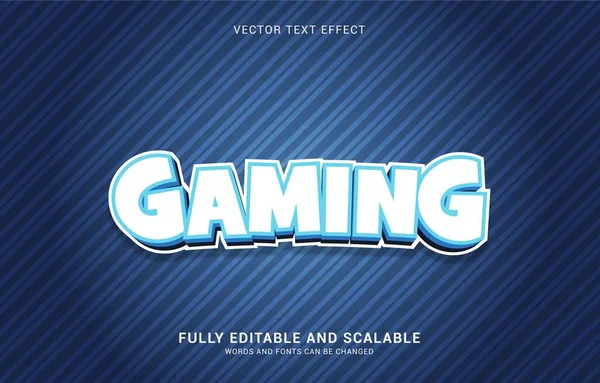 Editable Text Effect Gaming Style Can Use Make Title — Stockfoto