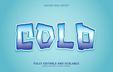 düzenlenebilir metin efekti, Soğuk biçim Başlık yapmak için kullanılabilir