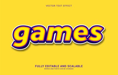 düzenlenebilir metin efekti, Oyun biçimi Başlık yapmak için kullanılabilir