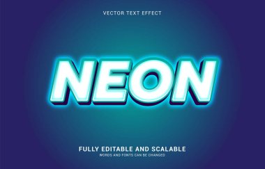 düzenlenebilir metin efekti, Neon biçimi Başlık yapmak için kullanılabilir