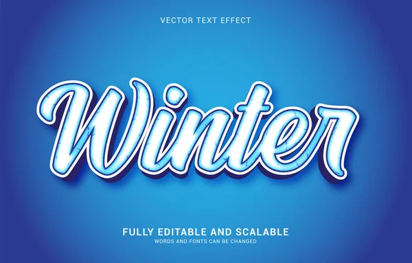 düzenlenebilir metin efekti, Kış biçimi Başlık yapmak için kullanılabilir