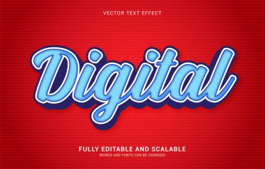 düzenlenebilir metin efekti, Başlık yapmak için dijital biçim kullanılabilir