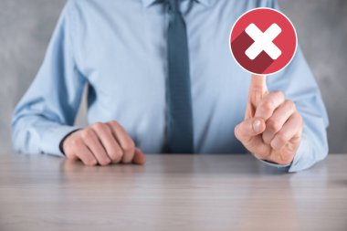 Elle tutulan simge, iptal simgesi, simgeyi iptal et. Düz kırmızı simge işaretle. round. round.round.round. X işareti iptal. Yanlış işaretleme. Reddedildi. Koyu arkaplanda.banner. Boşluk. Metin için yer