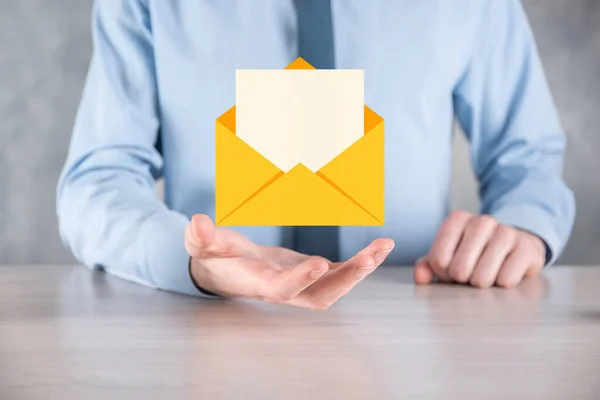 Mail Gebruiker Pictogram Teken Symbool Marketing Nieuwsbrief Concept Diagram Verzenden — Stockfoto