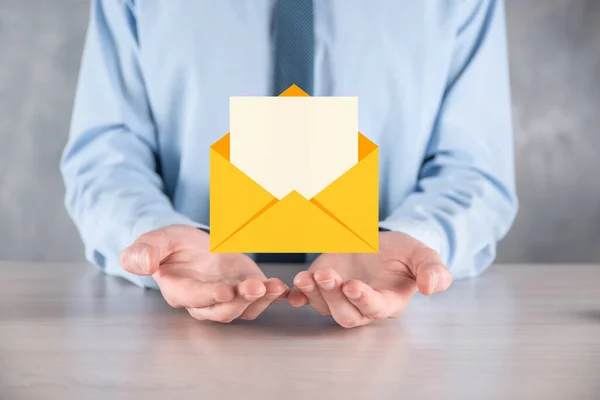 Mail Gebruiker Pictogram Teken Symbool Marketing Nieuwsbrief Concept Diagram Verzenden — Stockfoto