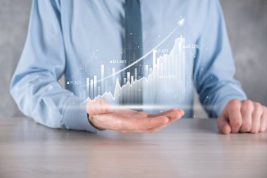 İş geliştirme, finansal plan ve strateji. Maliye grafiği ve piyasa çizelgesi yatırımlarının analizi. Dijital ekonomi değişimi. Geliştirme ve büyüyen büyüme planı. Piyasa yatırımları. Bankacılık
