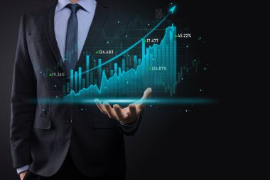 İş geliştirme, finansal plan ve strateji. Maliye grafiği ve piyasa çizelgesi yatırımlarının analizi. Dijital ekonomi değişimi. Geliştirme ve büyüyen büyüme planı. Piyasa yatırımları. Bankacılık