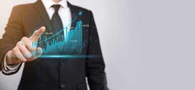 İş geliştirme, finansal plan ve strateji. Maliye grafiği ve piyasa çizelgesi yatırımlarının analizi. Dijital ekonomi değişimi. Geliştirme ve büyüyen büyüme planı. Piyasa yatırımları. Bankacılık