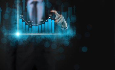 İş geliştirme, finansal plan ve strateji. Maliye grafiği ve piyasa çizelgesi yatırımlarının analizi. Dijital ekonomi değişimi. Geliştirme ve büyüyen büyüme planı. Piyasa yatırımları. Bankacılık