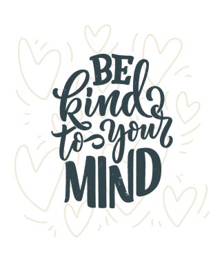 Terapiyle ilgili slogan. Blog, poster ve baskı tasarımı için komik bir alıntı. Modern yazı metni. Ruh sağlığı hizmetleri