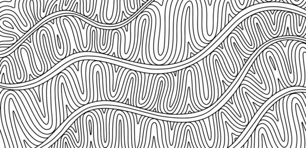 Formes Ligne Géométrique Dispersées Eléments Doodle Dessinés Main Résumé Conception — Image vectorielle