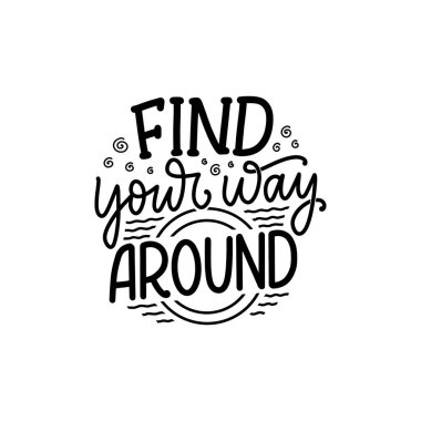 Inspirational quote about Love Yourself. Modern calligraphy. Brush painted letters, vector illustration.