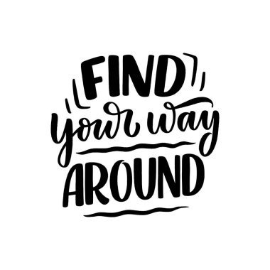 Inspirational quote about Love Yourself. Modern calligraphy. Brush painted letters, vector illustration.