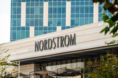 Nordstrom Harflerin Northside AVM 'de yakın plan çekimi