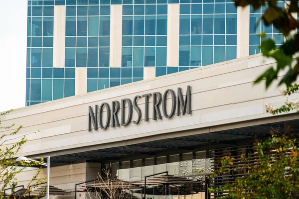 Close Shot Nordstrom Lettering Northside Mall — Stock fotografie