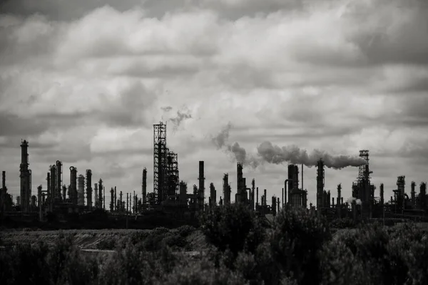 Industrial Landscape Corpus Christi City — Fotografia de Stock