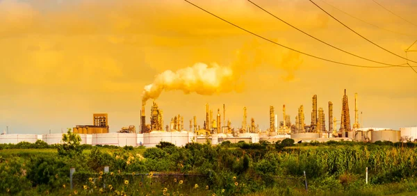 Industrial Landscape Corpus Christi City — Foto de Stock