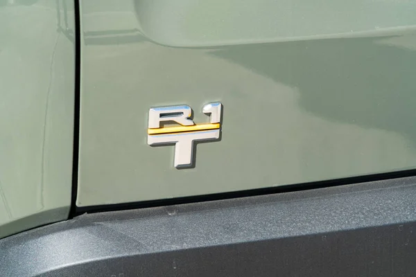 Close Shot Rivian Electric Truck — Fotografia de Stock