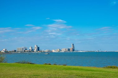 Corpus Christi , Texas Skyline Cityscape