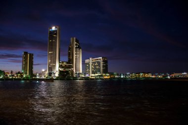 Corpus Christi , Texas Skyline Cityscape