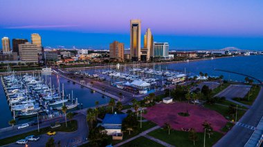 Corpus Christi , Texas Skyline Cityscape
