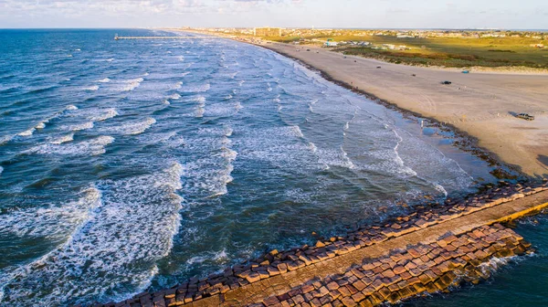 Aerial Shot Beautiful Seashore — Stockfoto