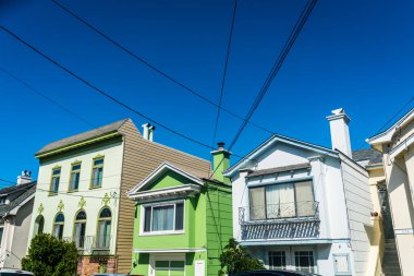 small town with detached houses
