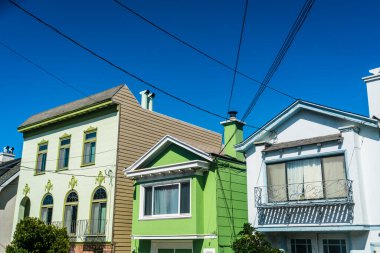 small town with detached houses