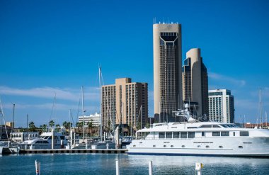 Corpus Christi , Texas Skyline Cityscape