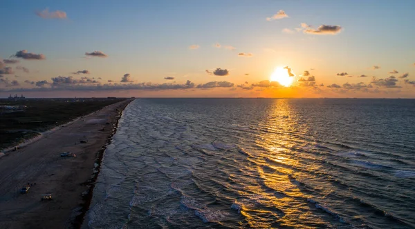 Shot Beautiful Seashore Sunset — Stock Photo, Image