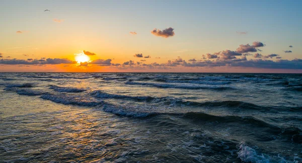 Shot Beautiful Seashore Sunset — Stockfoto