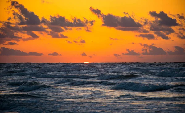 Shot Beautiful Seashore Sunset — Stock Fotó