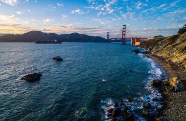  Golden Gate Köprüsü, California ile San Francisco Körfezi