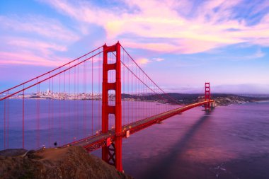  Golden Gate Köprüsü, California ile San Francisco Körfezi