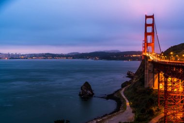  Golden Gate Köprüsü, California ile San Francisco Körfezi