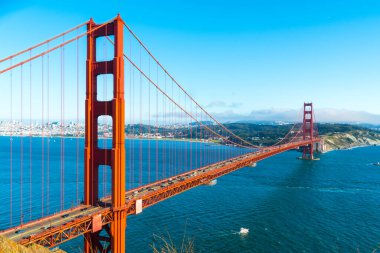  Golden Gate Köprüsü, California ile San Francisco Körfezi