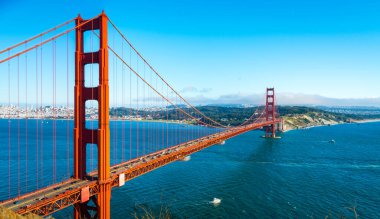  Golden Gate Köprüsü, California ile San Francisco Körfezi