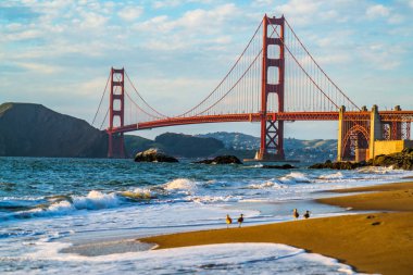  Golden Gate Köprüsü, California ile San Francisco Körfezi