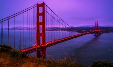 Golden Gate Köprüsü, California ile San Francisco Körfezi