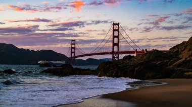  Golden Gate Köprüsü, California ile San Francisco Körfezi