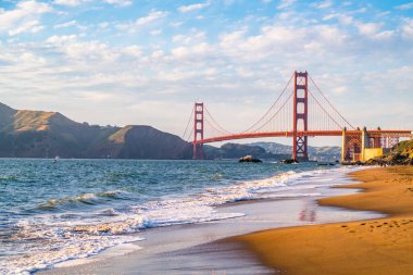  Golden Gate Köprüsü, California ile San Francisco Körfezi