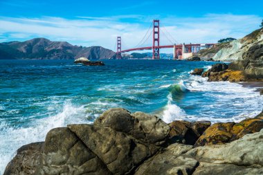  Golden Gate Köprüsü, California ile San Francisco Körfezi