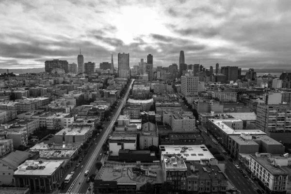 San Francisco California Cityscape Skyline Moderne Innenstadt Der Amerikanischen Stadt — Stockfoto