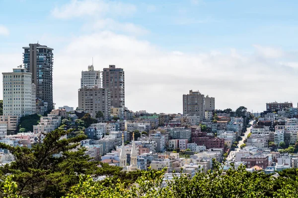 San Francisco California Cityscape Skyline Moderno Centro Cidade Americana — Fotografia de Stock