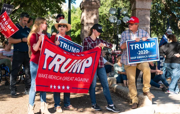 Austin Texas États Unis Novembre 2020 Groupe Manifestants Austin Trump — Photo