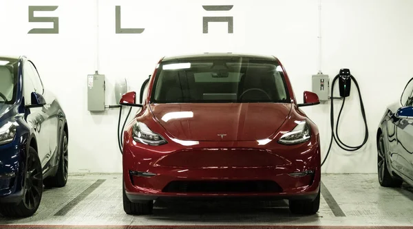 Austin Texas Eua Novembro 2020 Tesla Motors Agora Uma Empresa — Fotografia de Stock