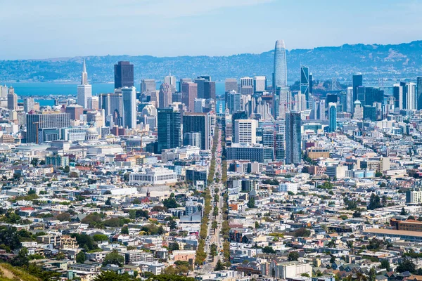 San Francisco California Cityscape Skyline Modern Centrum Van American City — Stockfoto