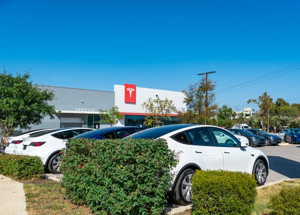 Austin Texas Usa Listopadu 2020 Tesla Motors Nyní Společnost Sp500 — Stock fotografie